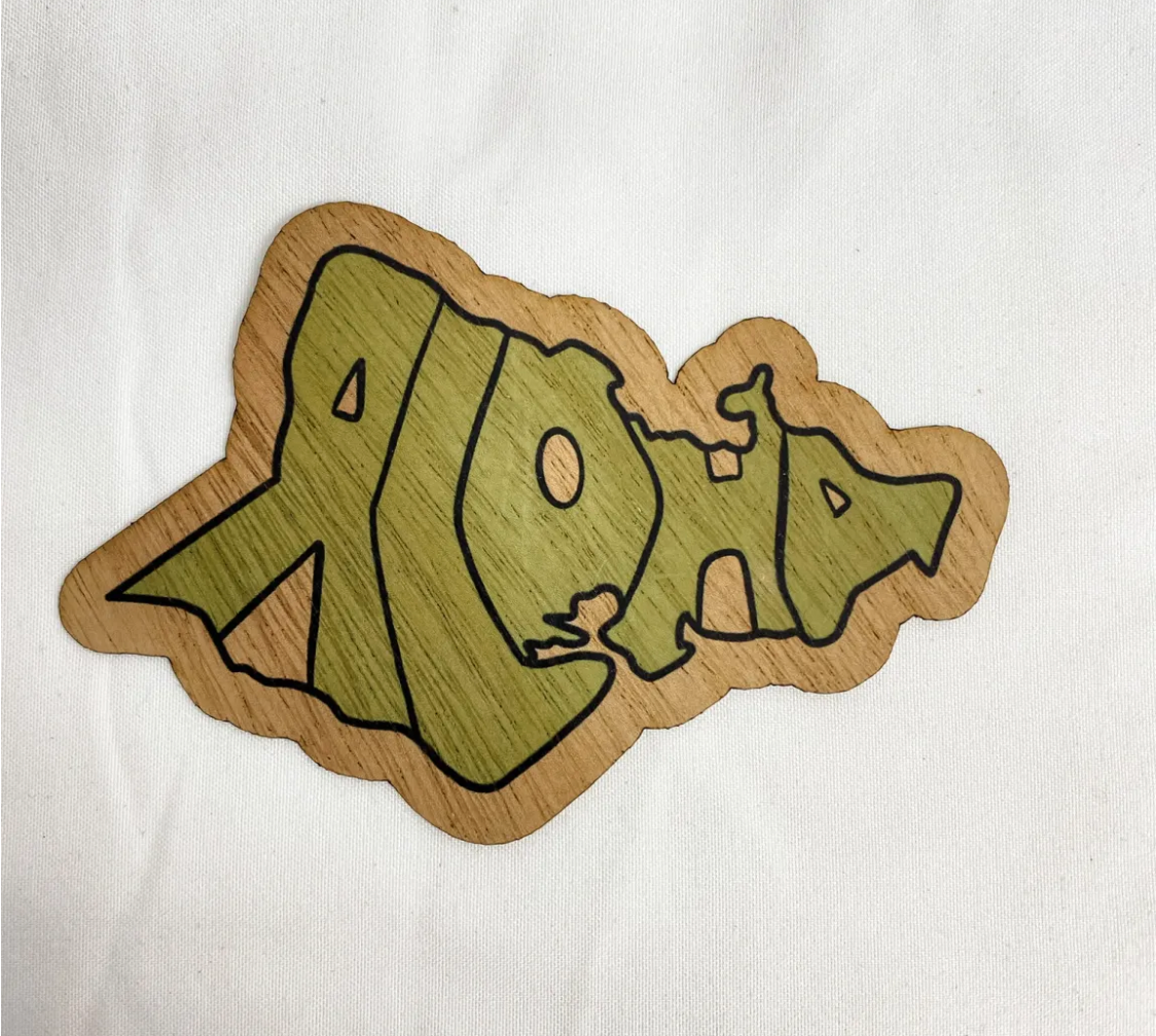 Koa Stickers Pepili Nā Mea Hawaiʻi