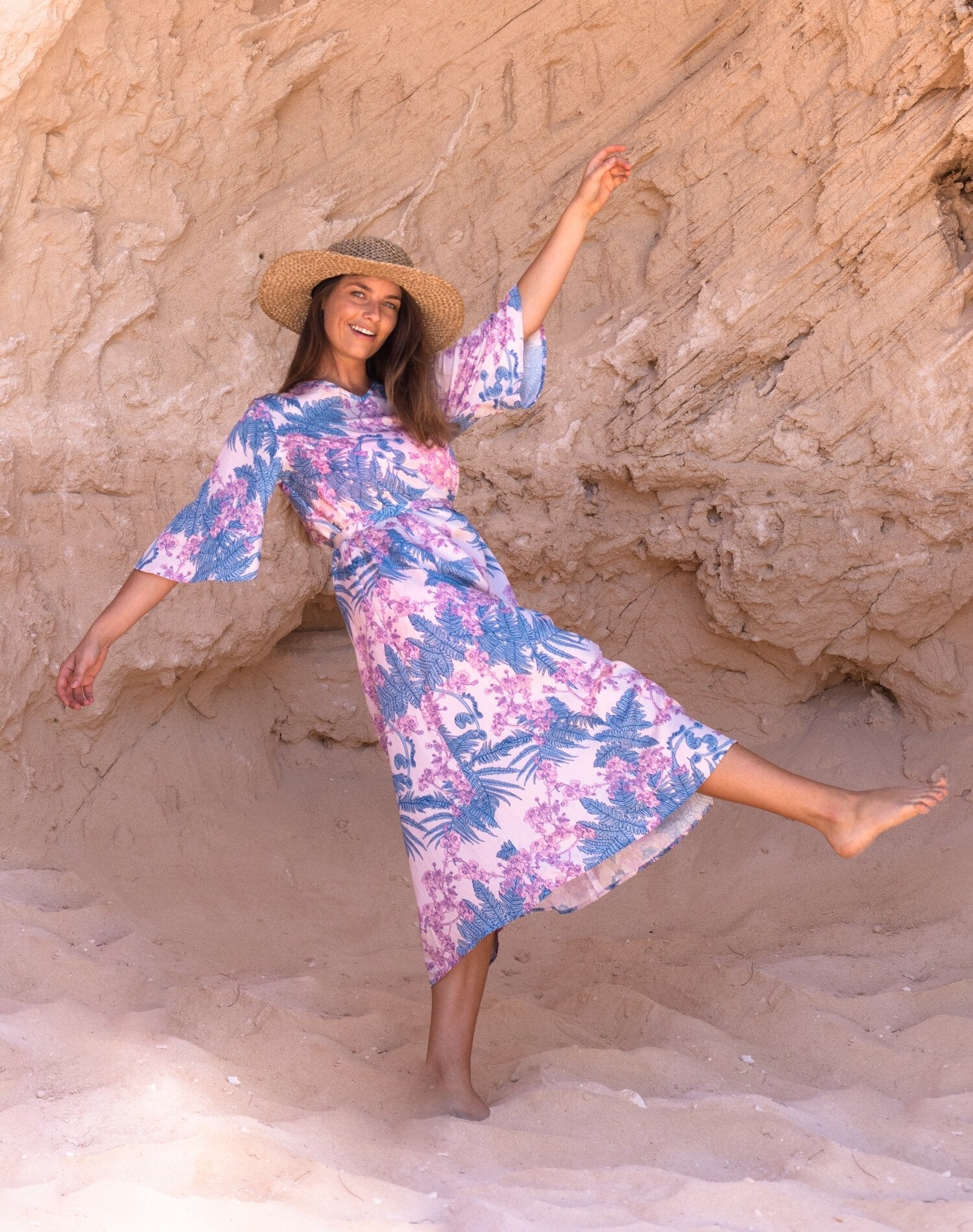 midi lavender dress for women Hāpuʻu 'Ilima Mauka Makai Lavender Women's Midi Dress – Hawaiian Council  dba Nā Mea Hawaiʻi