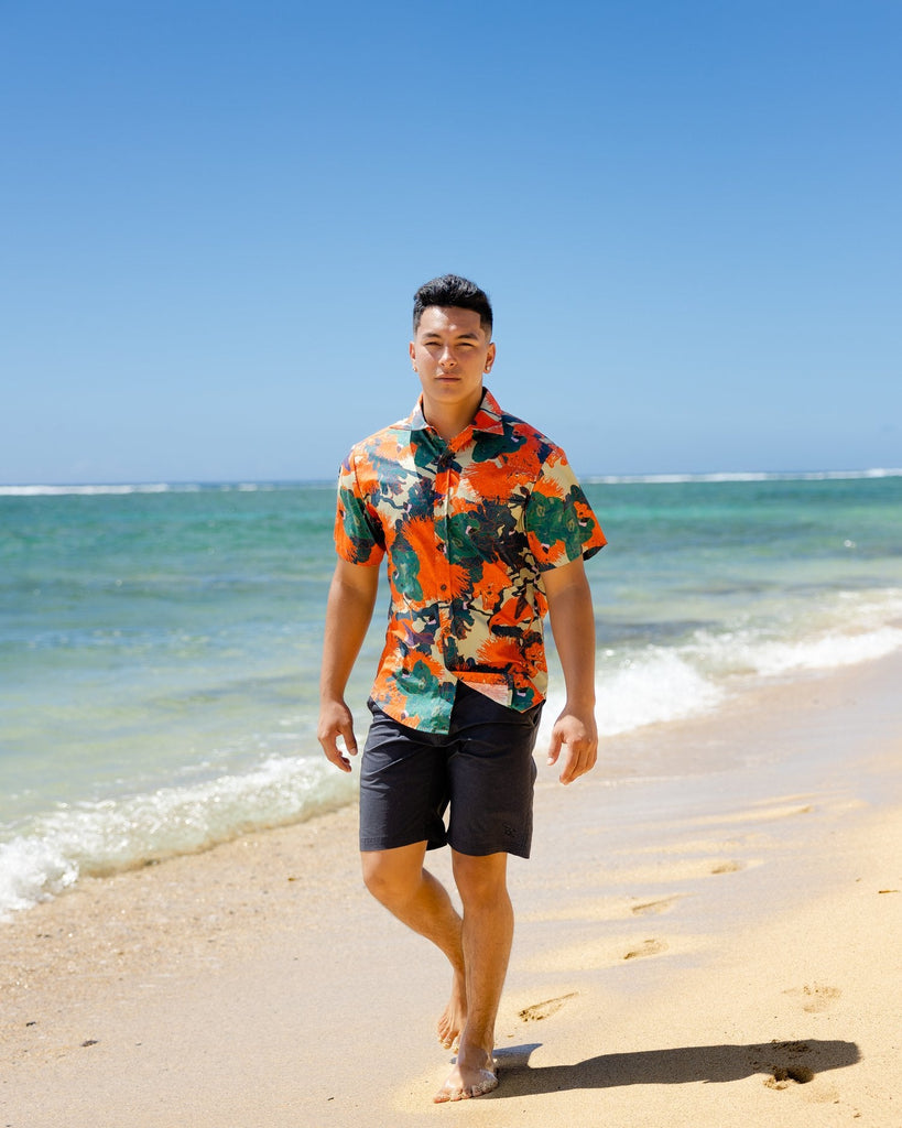 Kaniakapūpū Lehua 'Alani Men's Aloha Shirt | Na Mea Hawaiʻi