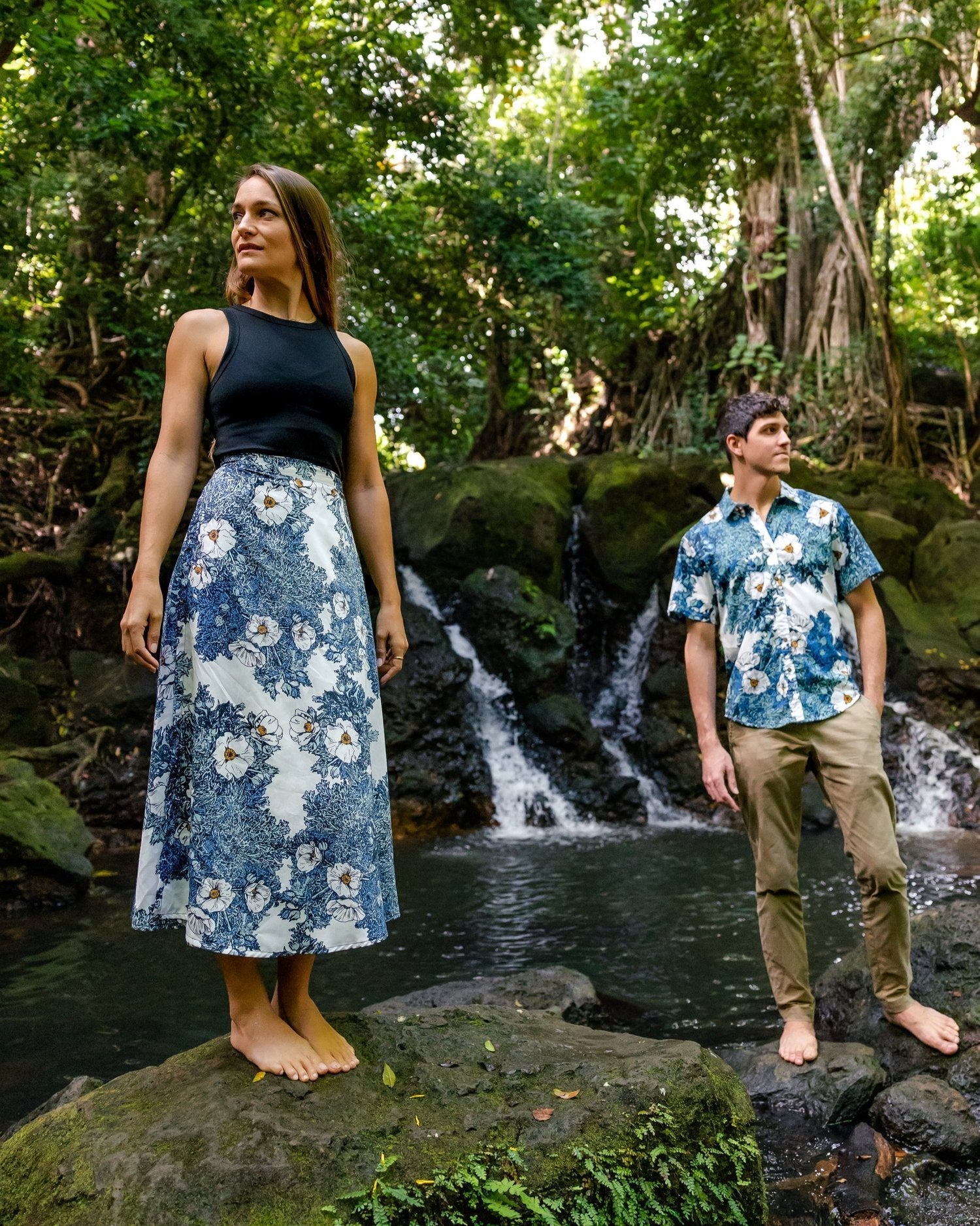 Puakala Women's Midi Wrap Skirt | Na Mea Hawaiʻi – Hawaiian
