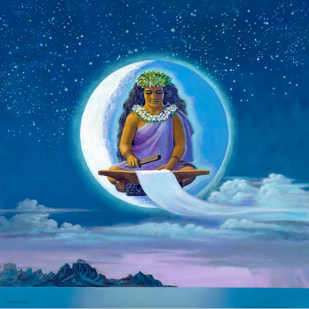 Hina - Herb Kane 11x14 Poster Print – Hawaiian Council dba Nā Mea
