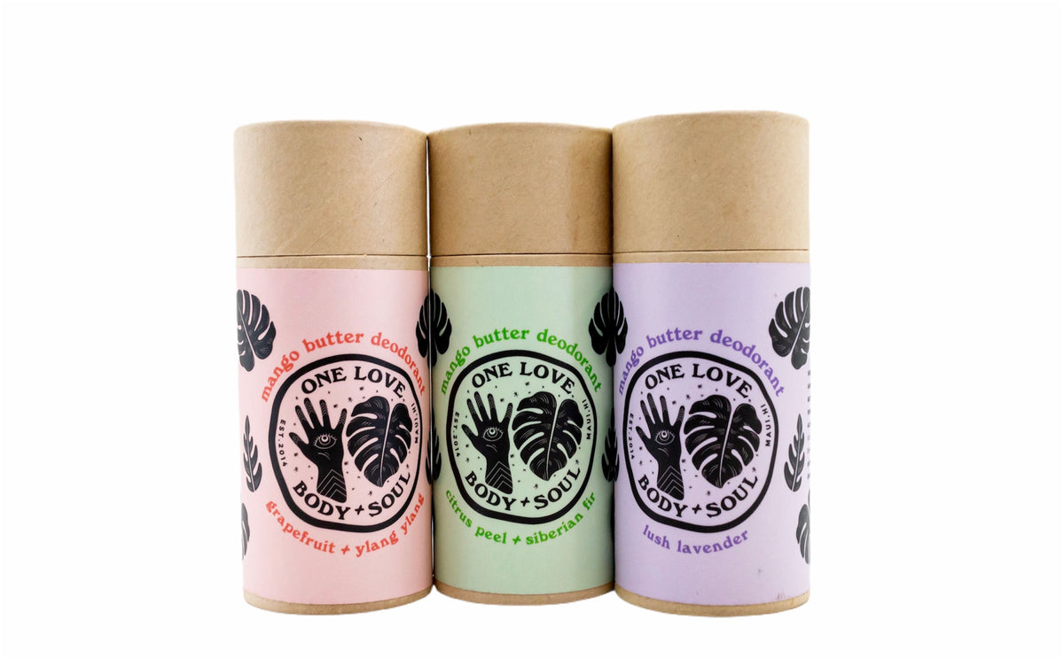 Citrus Peel & Fir Needle Mango Butter Deodorant Nā Mea Hawaiʻi